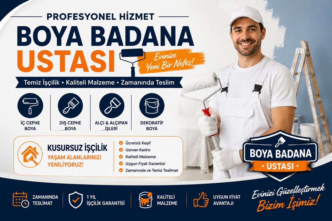 Tepecik boya badana ustası – profesyonel boyacı